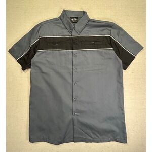 Biker‎ Apparel Men's Large Mechanic Shirt Harley Rider Graphic Workwear